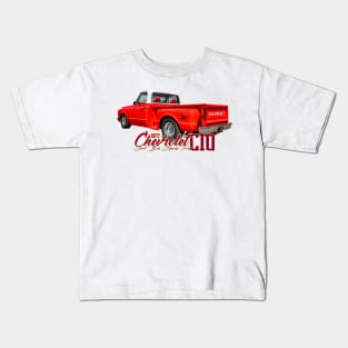 1972 Chevrolet C10 Short Bed Stepside Truck Kids T-Shirt